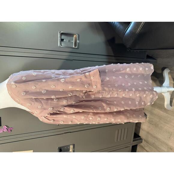 Purple Lava Elegant Floral Top - Size S- Oversized - Picture 2 of 5